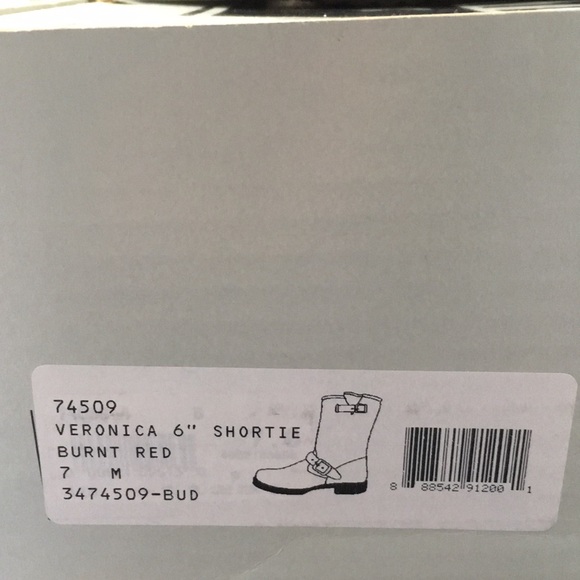 Veronica Frye boot 6” burnt red - Picture 2 of 2